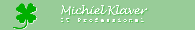 Michiel Klaver [IT Professional]